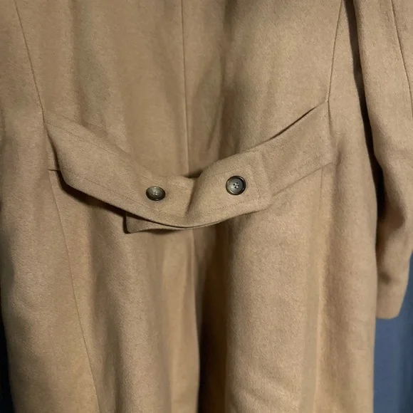 Men's Tan Double-Breasted Coat